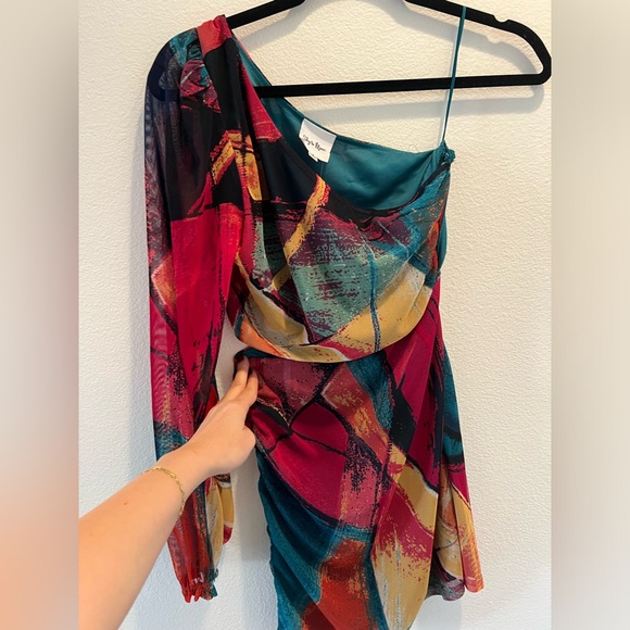 Going out dress / asymmetrical - Picture 5 of 6